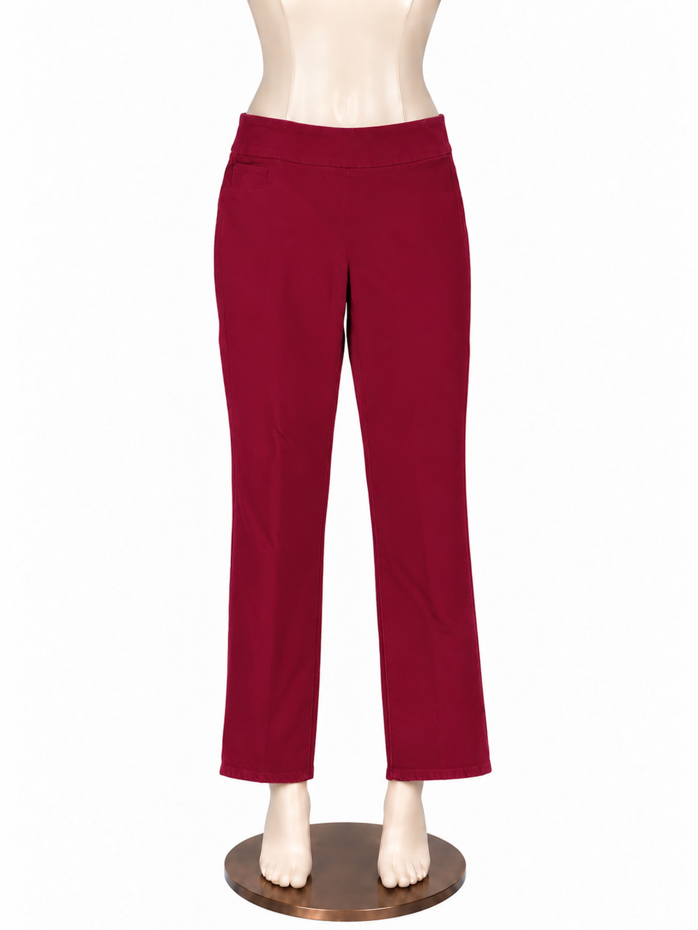 Chico's Pull-On Stretch Jeggings Dark Pink Size US 10R (1.5R)